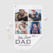 カスタムパパ写真 ゴルフタオル (インサイチュ)