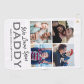 カスタムパパ写真 ゴルフタオル (横)