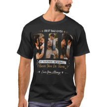 カスタムパパ写真Tシャツ - 私のお気に入りの思い出にはあなたが