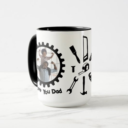 カスタムパパWoodworking Tools マグカップ (正面左)