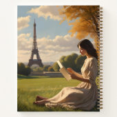 カスタムパリスケッチ旅行手帳ジャーナル日記 ノートブック (裏面)