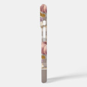 カスタムパンプキンと花のチェック柄 Case-Mate iPhoneケース (裏面 / 左)