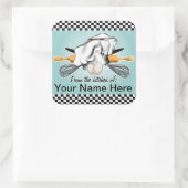 カスタムパン包装ラベル スクエアシール (バッグ)