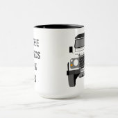 カスタムパーソナライクラシックズランドローバーマグ マグカップ (中央)