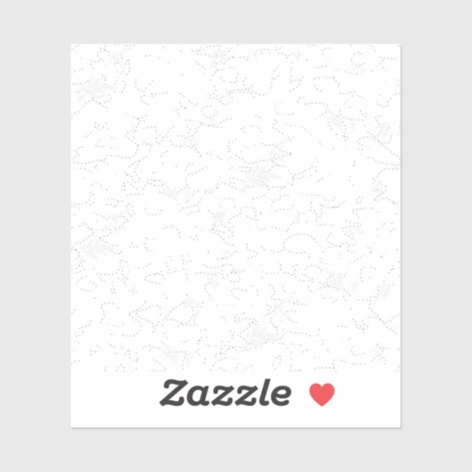 カスタムパーソナライズされたおもしろい抱き枕 シール (シート)