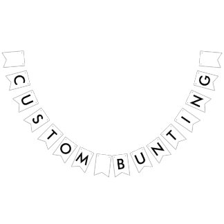 カスタムパーソナライズされたアゲハチョウの束ね旗 バンティングフラッグ