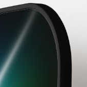 カスタムパーソナライズされたカラーバーストブラック ピックルボールラケット (左詳細)