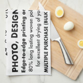 カスタムパーソナライズされたキッチンティータオル24インチx 16インチ キッチンタオル (四つ折り)