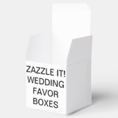 カスタムパーソナライズされたクラシック結婚式の引き出物箱 フェイバーボックス (オープン)