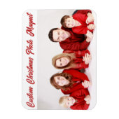 カスタムパーソナライズされたクリスマス写真カード磁石 マグネット (縦)