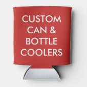 カスタムパーソナライズされたクーラーボックス空白のテンプレート 缶クーラー (正面)