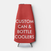 カスタムパーソナライズされたクールボトル空白のテンプレート ボトルクーラー (正面)