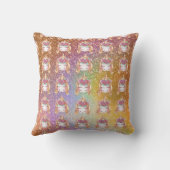 カスタムパーソナライズされたグリッター クッション (裏面)