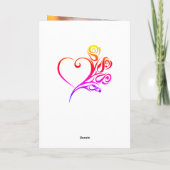 カスタムパーソナライズされたコラージュ誕生日 カード (裏面)