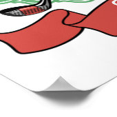 カスタムパーソナライズされたゴルフポスター ポスター (角)