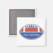 カスタムパーソナライズされたサッカー磁石 マグネット (正面/裏面)