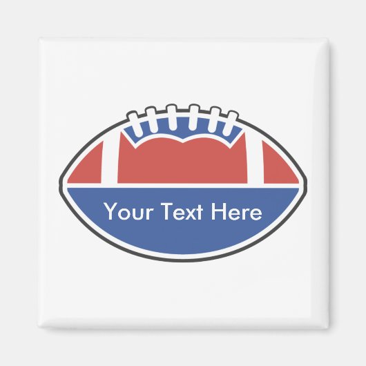 カスタムパーソナライズされたサッカー磁石 マグネット (正面)
