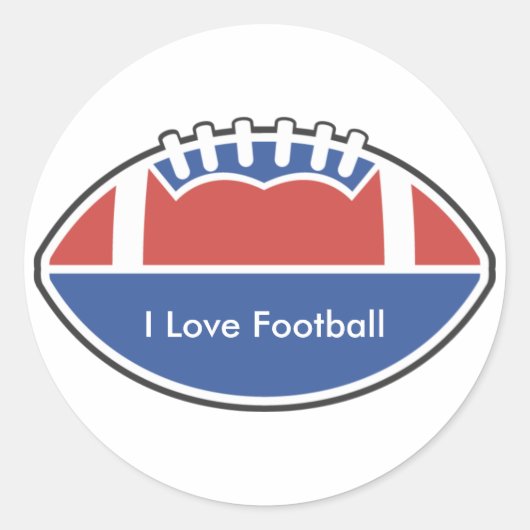 カスタムパーソナライズされたサッカー ラウンドシール (正面)