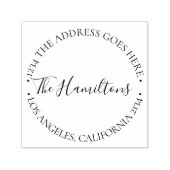 カスタムパーソナライズされたタイポグラフィ セルフインキングスタンプ (デザイン)