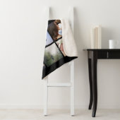 カスタムパーソナライズされたタイポグラフィ・写真コラージュ シェルパブランケット (インサイチュ)