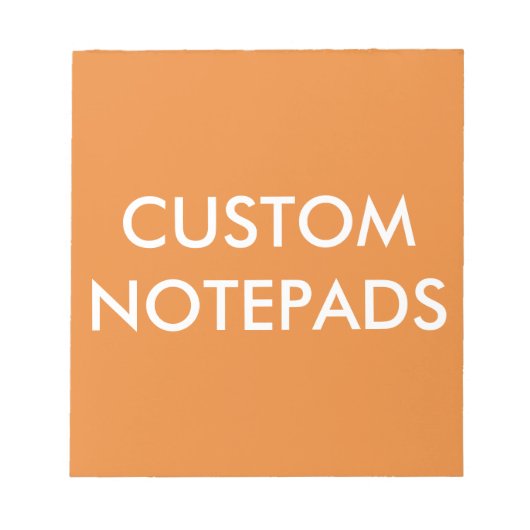 カスタムパーソナライズされたテンプレート空白の ノートパッド (正面)