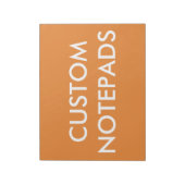 カスタムパーソナライズされたテンプレート空白の ノートパッド (回転)