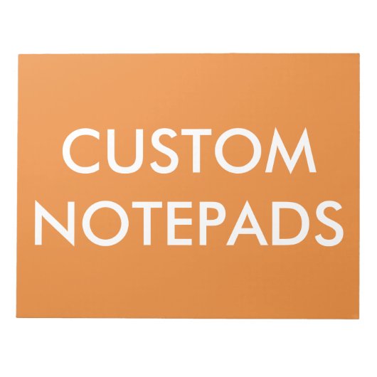 カスタムパーソナライズされたテンプレート空白の ノートパッド (正面)