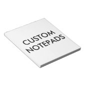 カスタムパーソナライズされたテンプレート空白の ノートパッド (アングル)