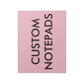 カスタムパーソナライズされたテンプレート空白の ノートパッド (回転)