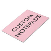 カスタムパーソナライズされたテンプレート空白の ノートパッド (アングル)