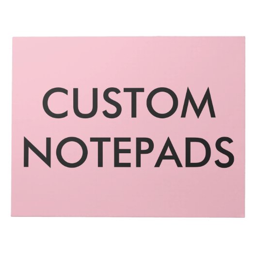 カスタムパーソナライズされたテンプレート空白の ノートパッド (正面)