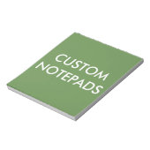 カスタムパーソナライズされたテンプレート空白の ノートパッド (回転)