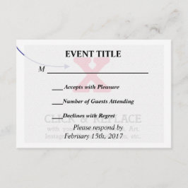 カスタムパーソナライズされたテンプレート 出欠カード