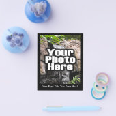 カスタムパーソナライズされたデジタル写真写真 チラシ (シングル)