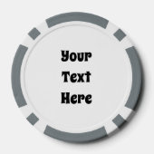 カスタムパーソナライズされたトランプのポーカーチップ ポーカーチップ (裏面)