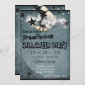 カスタムパーソナライズされたハローウィンパーティ招待状 招待状 (正面/裏面)