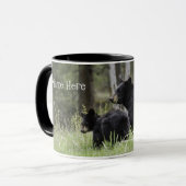 カスタムパーソナライズされたビーコーヒーマグカップ マグカップ (正面左)