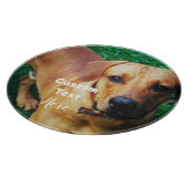 カスタムパーソナライズされたフォトガラス カッティングボード (角)