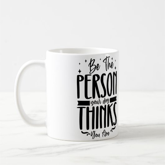 カスタムパーソナライズされたペット写真引用文ペットラバーギフト コーヒーマグカップ (左)