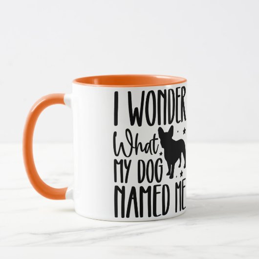 カスタムパーソナライズされたペット引用文 マグカップ (左)