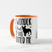 カスタムパーソナライズされたペット引用文 マグカップ (正面左)