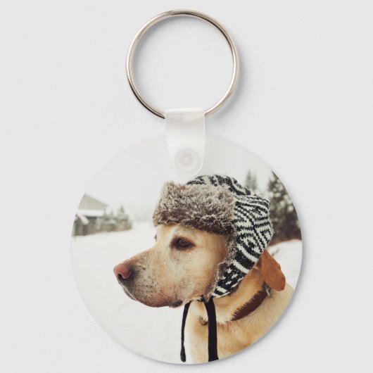 カスタムパーソナライズされたペット キーホルダー (正面)