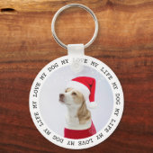 カスタムパーソナライズされたペット キーホルダー (裏面)