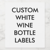 カスタムパーソナライズされたボトルラベル(6) ワインラベル (シングルラベル)