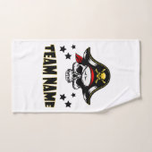 カスタムパーソナライズされたユニーク海賊ハンドタオル ハンドタオル (ハンドタオル)