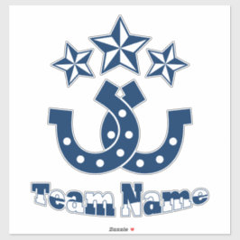 カスタムパーソナライズされたユニーク蹄鉄 シール