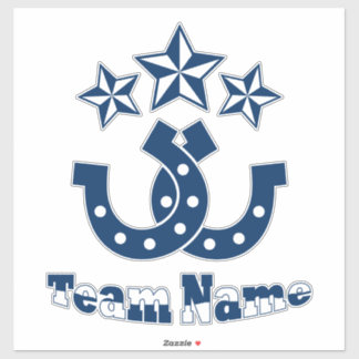 カスタムパーソナライズされたユニーク蹄鉄 シール