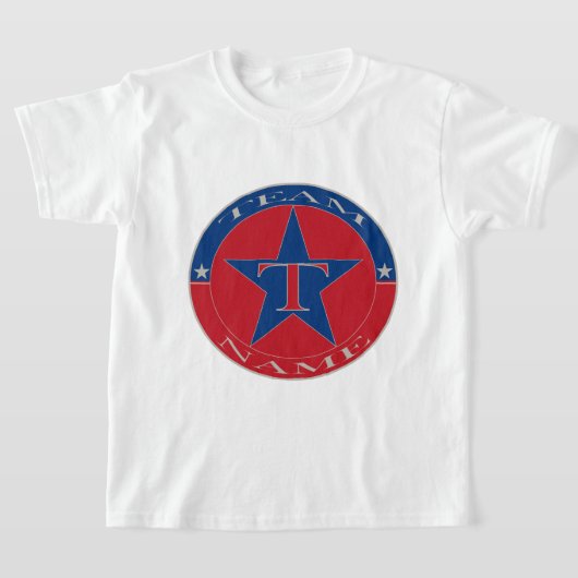 カスタムパーソナライズされたユニークKidsチーム名 Tシャツ (レイダウン)