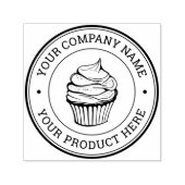カスタムパーソナライズされたラウンド自家製ベーカリーロゴ セルフインキングスタンプ (デザイン)