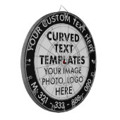 カスタムパーソナライズされたロゴ ダーツボード (正面左)